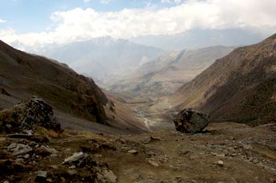 Droga prowadząca do Muktinath