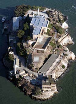 Widok na wyspę Alcatraz