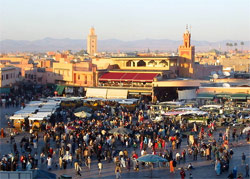 Plac Jamaa el-Fna w Marrakeszu