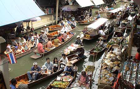 Floating Market, czyli pływający targ w Bangkoku