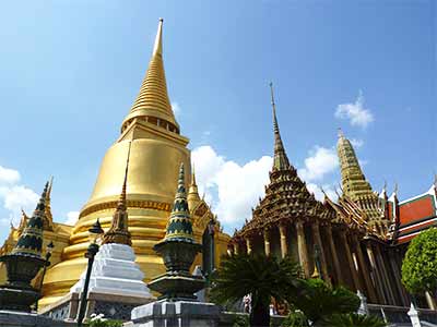 Wat Phra Kaew - Świątynia Szmaragdowego Buddy w Bangkoku.