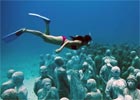 Cancun: podwodne muzeum z betonu