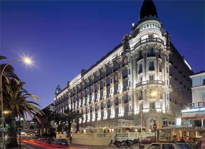 Hotel Intercontinental Carlton w Cannes
