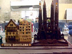 Czekoladowa Sagrada Familia w Muzeum Czekolady w Barcelonie (fot. perfecttravelblog.com)