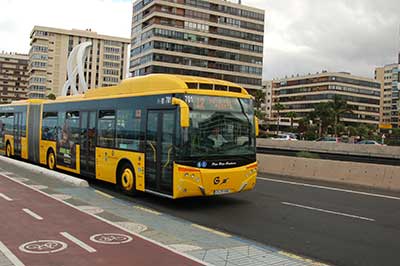 Poruszanie się autobusem w Hiszpanii