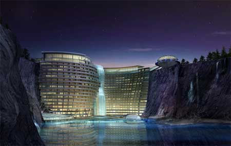 Hotel InterContinental Shimao Wonderland - wizualizacja