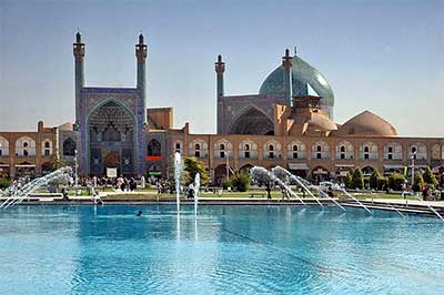 Meczet Imama w mieście Isfahan w Iranie.