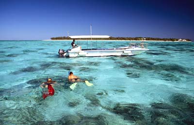 Heron Island - wysepka koralowa w południowej części Wielkiej Rafy barierowej (fot. Tourism Australia Image Galery)