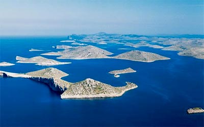 Archipelag wysp Kornati w <a href='kraj,chorwacja,184.html
'>Chorwacji</a> (fot. croatia.hr)