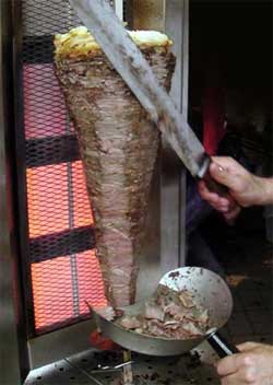 Doner kebab - prawdziwy turecki kebab.