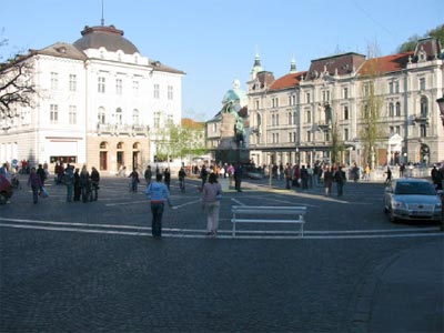 Plac Preseren w Lublanie
