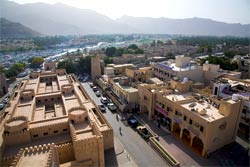 Miejscowość Nizwa w Omanie