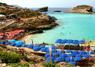 Plaża Blue Lagoon na Malcie
