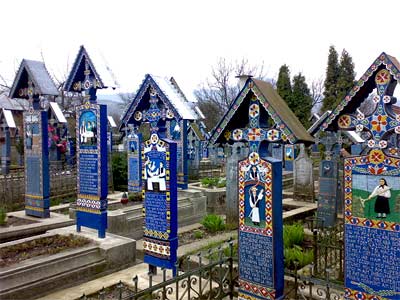 Wesoły Cmentarz - Sapanta w Rumunii