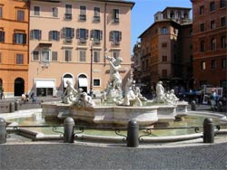 Fontanna na placu Piazza Navona