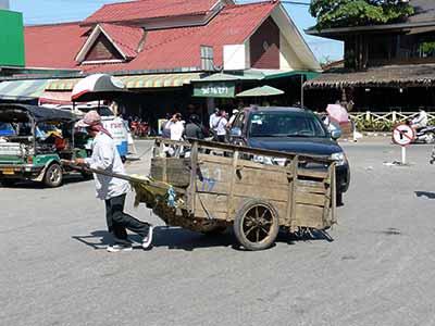 Środki transportu w Siem Reap w Kambodży