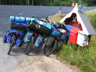 Nasze rowery podczas wyprawy po Skandynawii (fot. kgl)