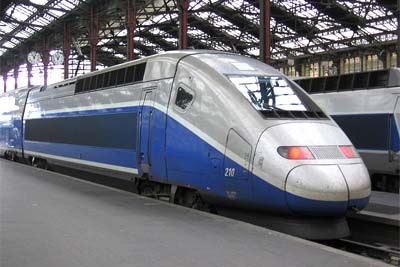 Francja - TGV - skłąd łączący Paryż z Lionem