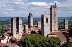 Wieże górujące nad San Gimignano