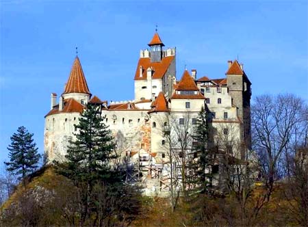 Zamek w miejscowości Bran - nazywany Zamkiem Drakuli
