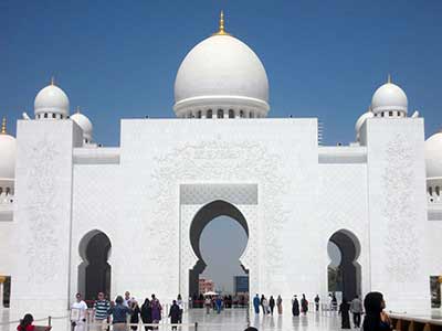 Meczet Szejka Zayeda w Abu Dhabi, fot. mch.