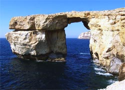 Lazurowe Okno na wyspie Gozo
