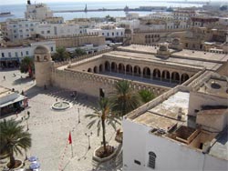 Widok na Wielki Meczet w Sousse
