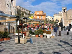 Plac San Giuseppe w Taorminie